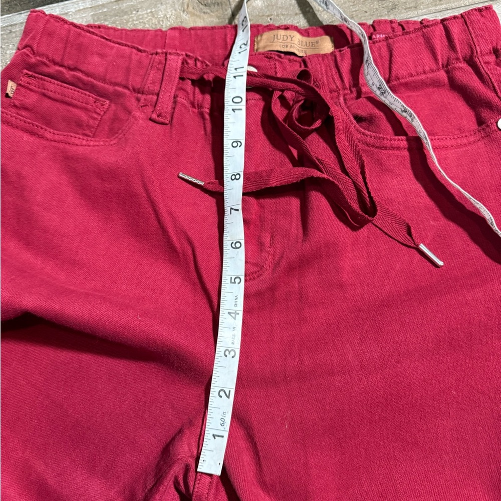 Judy Blue Garment‎ Dyed Red Pants- 9/29 - Picture 4 of 8